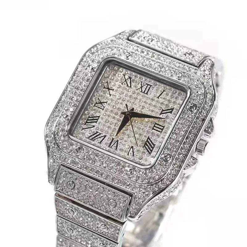 Elite Cartier Silver Metal Analog Men's Watch