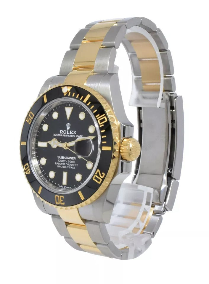 Elite RLX Submariner Two-Tone Black Dial