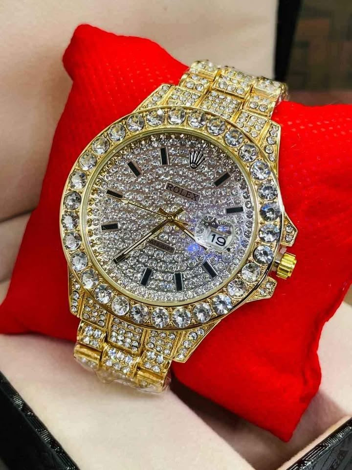 Elite RLX Iced Out Datejust Diamond Watch