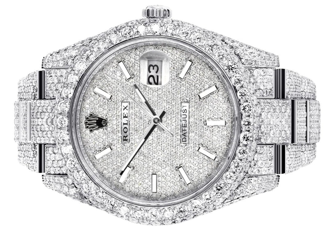 Elite RLX Iced Out Datejust Diamond Watch