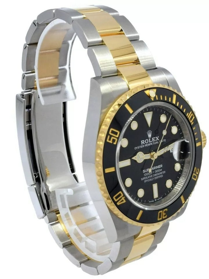 Elite RLX Submariner Two-Tone Black Dial