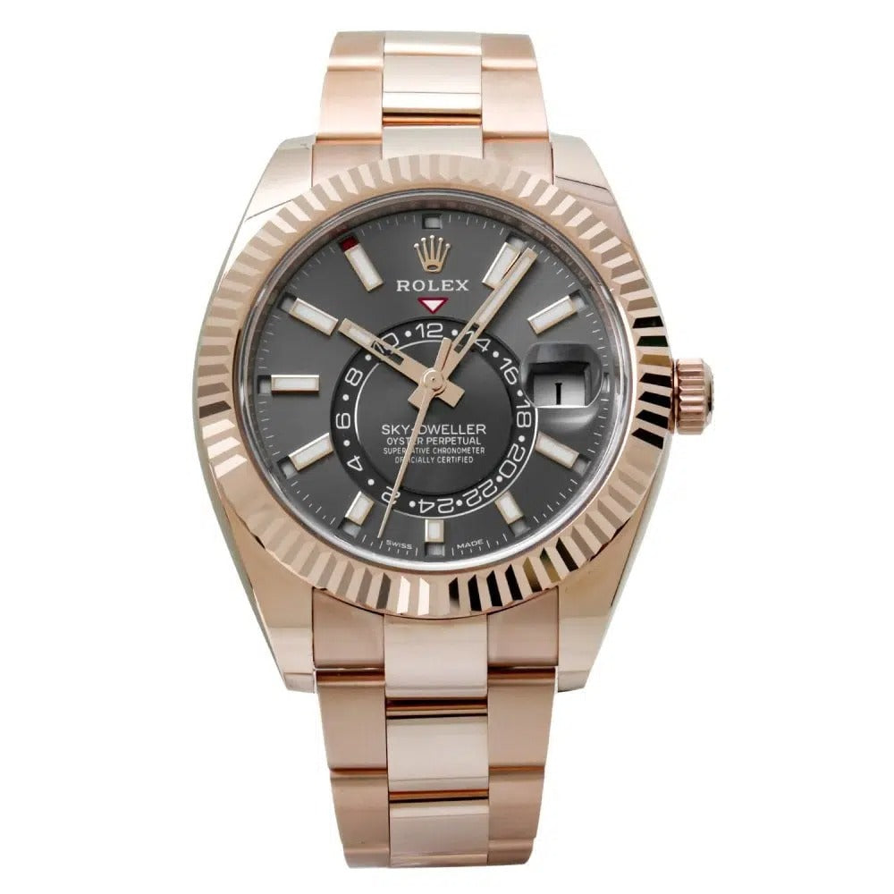 Elite RLX Rose Gold Sky Dweller Premium