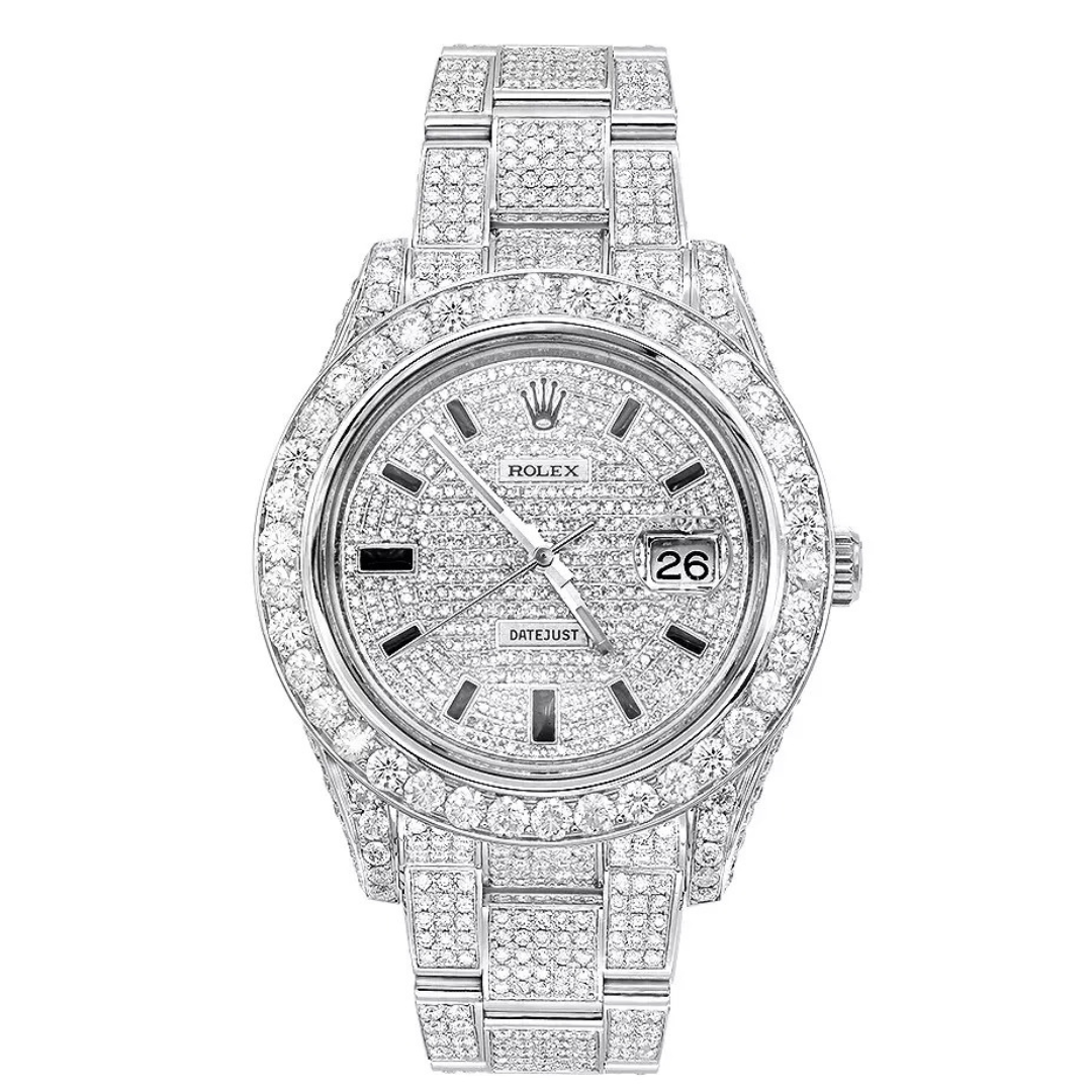 Elite RLX Iced Out Datejust Diamond Watch